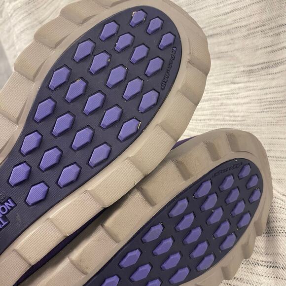 The North Face Thermoball 8" Lace Boots Purple Quilted Size 7 Winter Snow Cozy - Picture 9 of 11